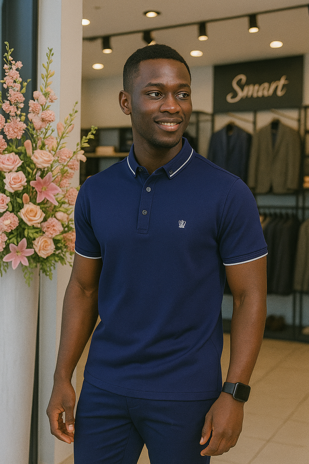 Hommes Polos Manches Courtes Évacuation de l’humidité Golf Polo Chemise à col athlétique Tennis T-Shirt